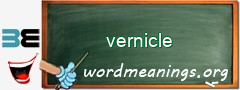 WordMeaning blackboard for vernicle